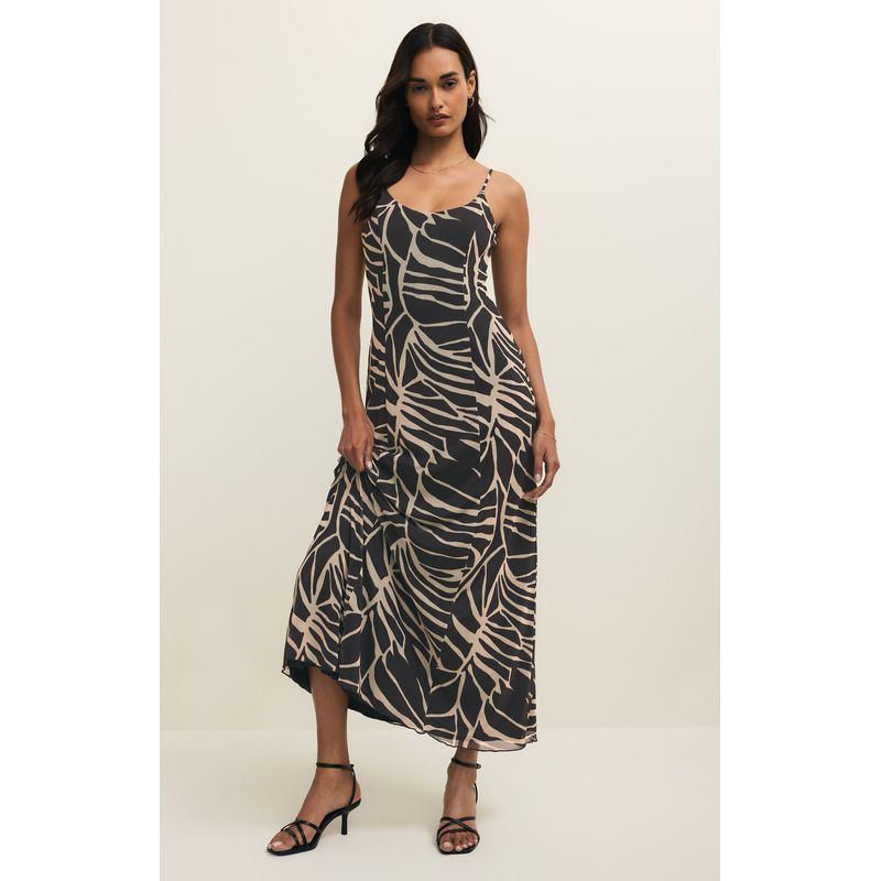 knee length dresses for ladies Seabreeze Palm Midi Dress – MaryBeth Boutique