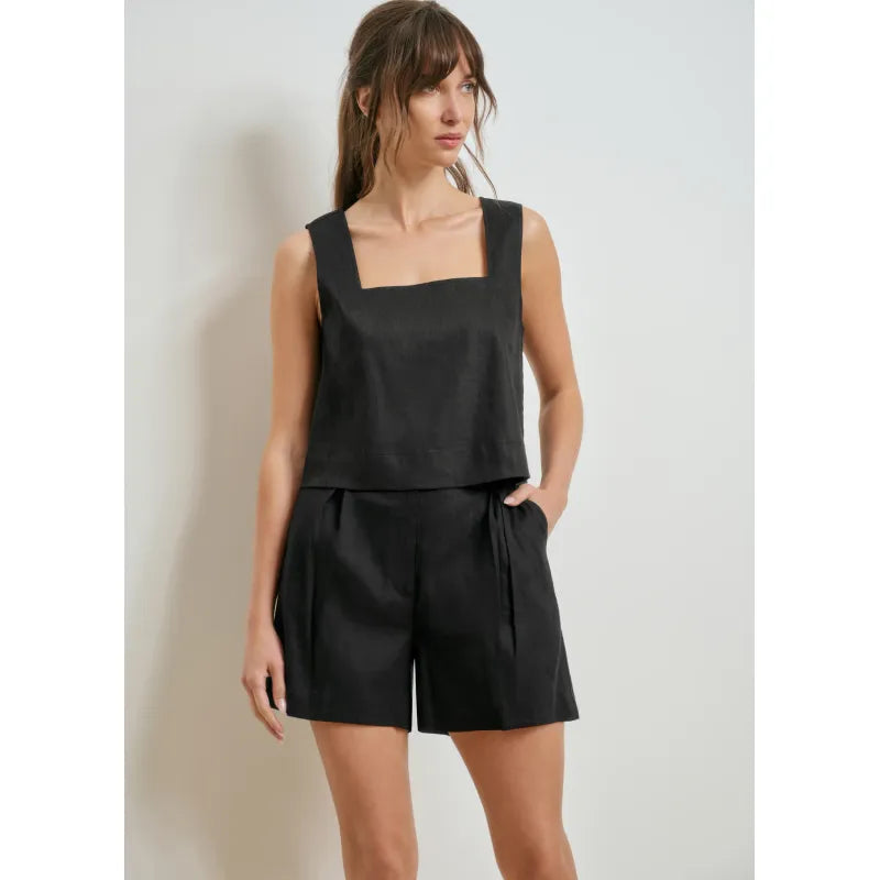 THE LINEN ABBY TOP