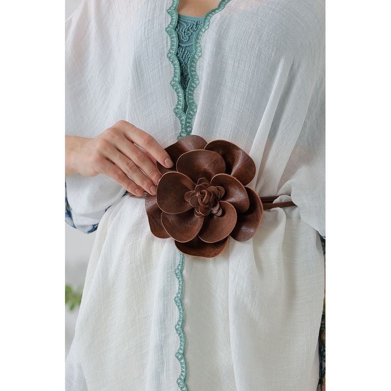FLOWER WRAP BELT