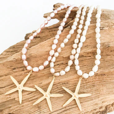 Freshwater Starfish Necklace