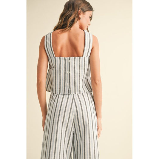 Stripe Pattern Top