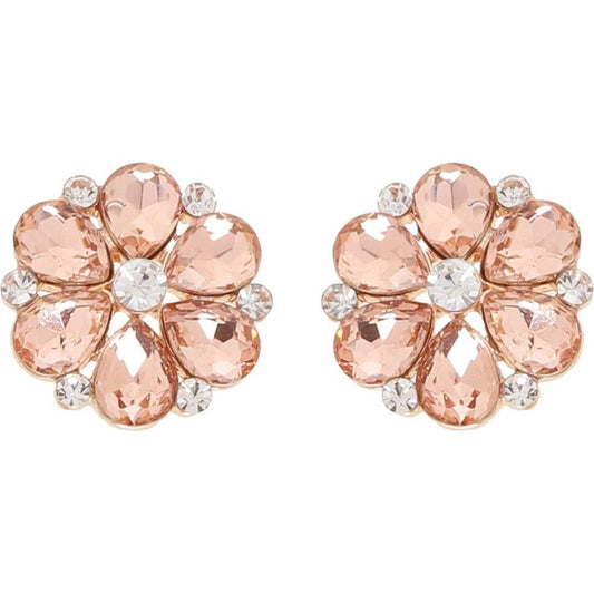 Petal Cut Gemstone Earrings