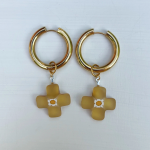 Venetian Cross Earrings