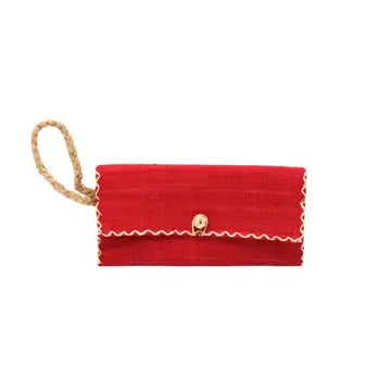 ChiChi Straw Clutch Wristlet