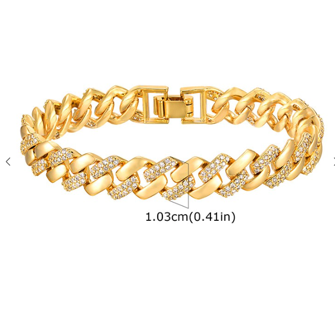 CZ Chain Link Bracelet