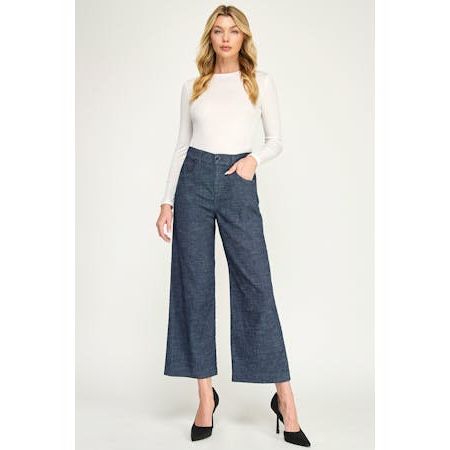 Annabelle Crop Wide Leg Pant