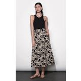 Sailor Pleat Midi Skirt