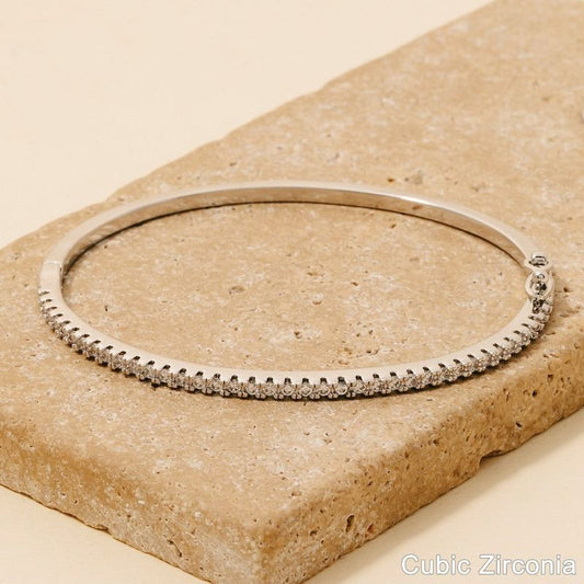 Gold Pave Bangle