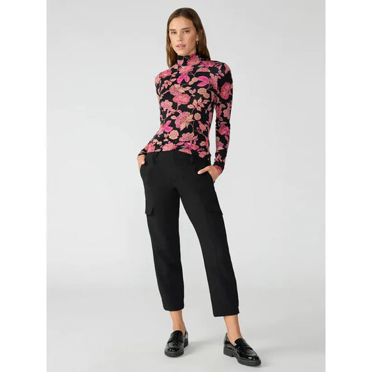 Polished Cargo Crop Pants