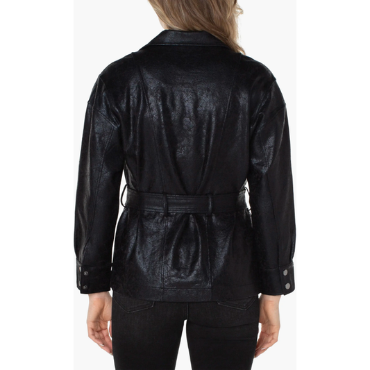 Belted Moto Jacket