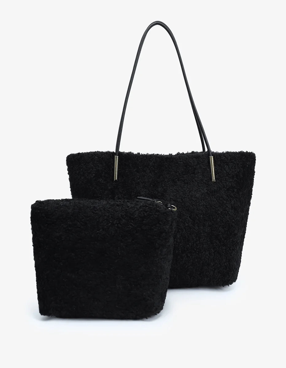 Akimbo Shearling Tote