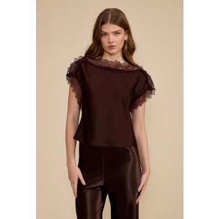Lace Trim Top