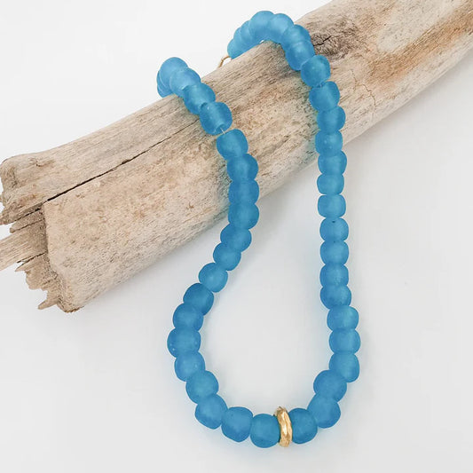 Glass Washer Necklace