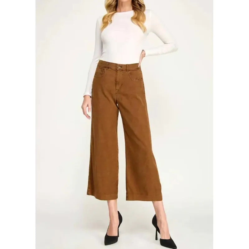 Annabelle Crop Wide Leg Pant