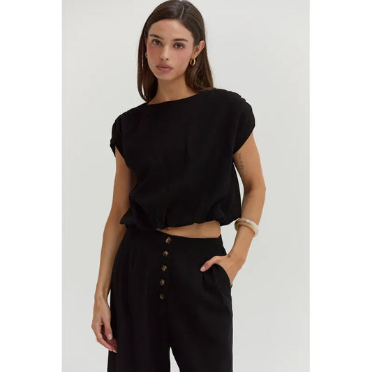 Samara Bubble Hem Top