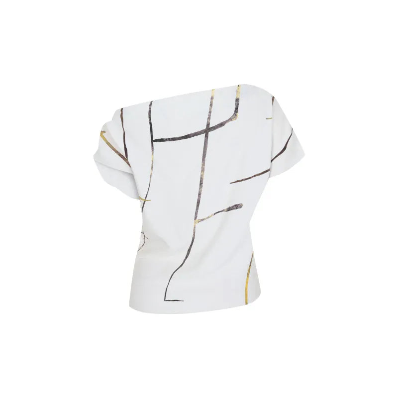 ABSTRACT PATTERN BLOUSE