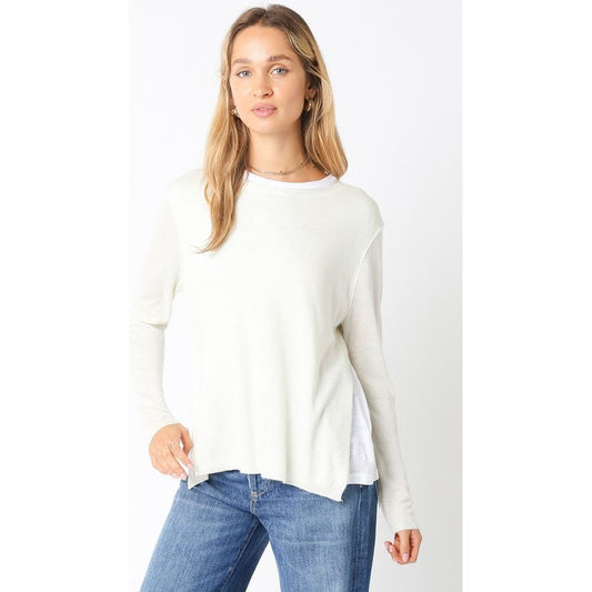 Double Layer Illusion Sweater Top