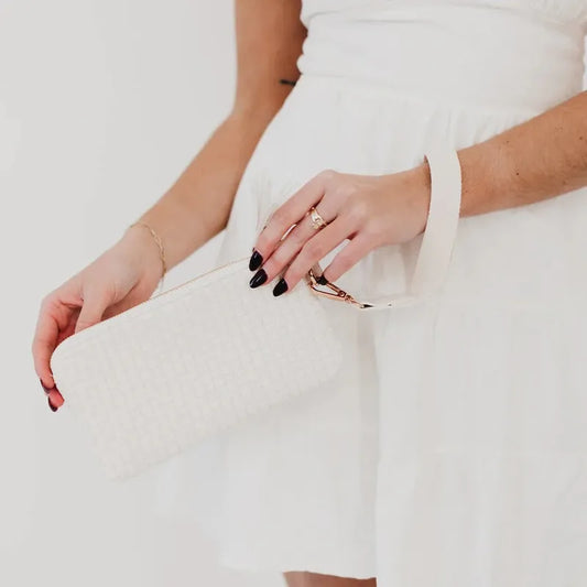 Emma Woven Clutch
