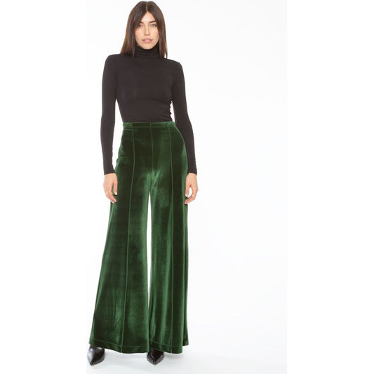 Velvet Wide Leg Pant