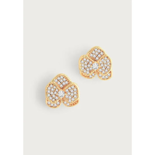 Orchid Pave Earrings