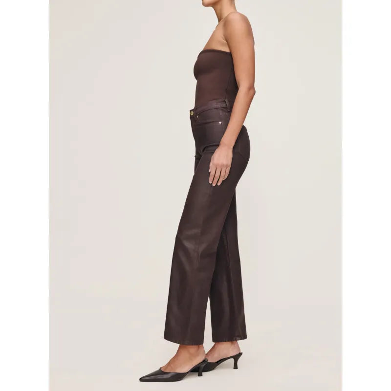 Karmine Coated HIgh Rise Wide Leg