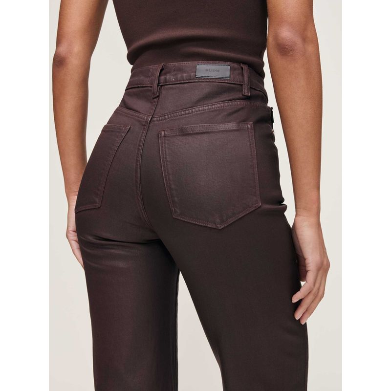 Karmine Coated HIgh Rise Wide Leg