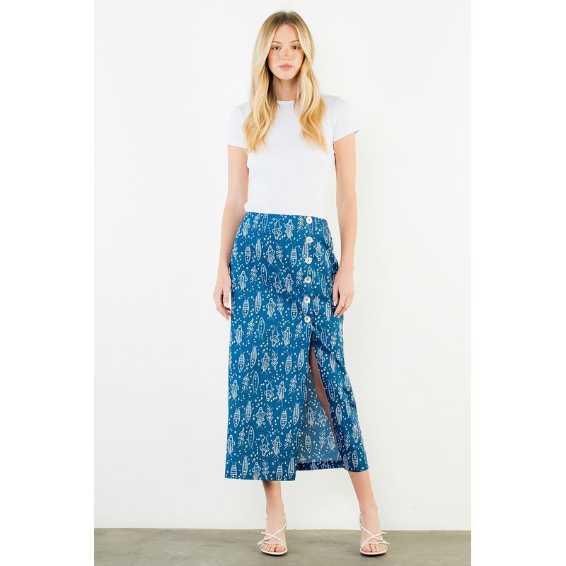 FISH MIDI SKIRT