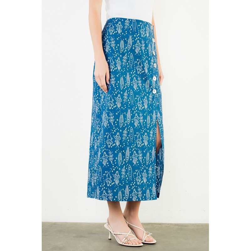 FISH MIDI SKIRT