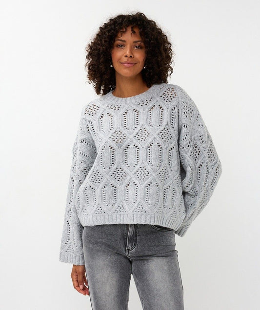 Boxy Cable Sweater