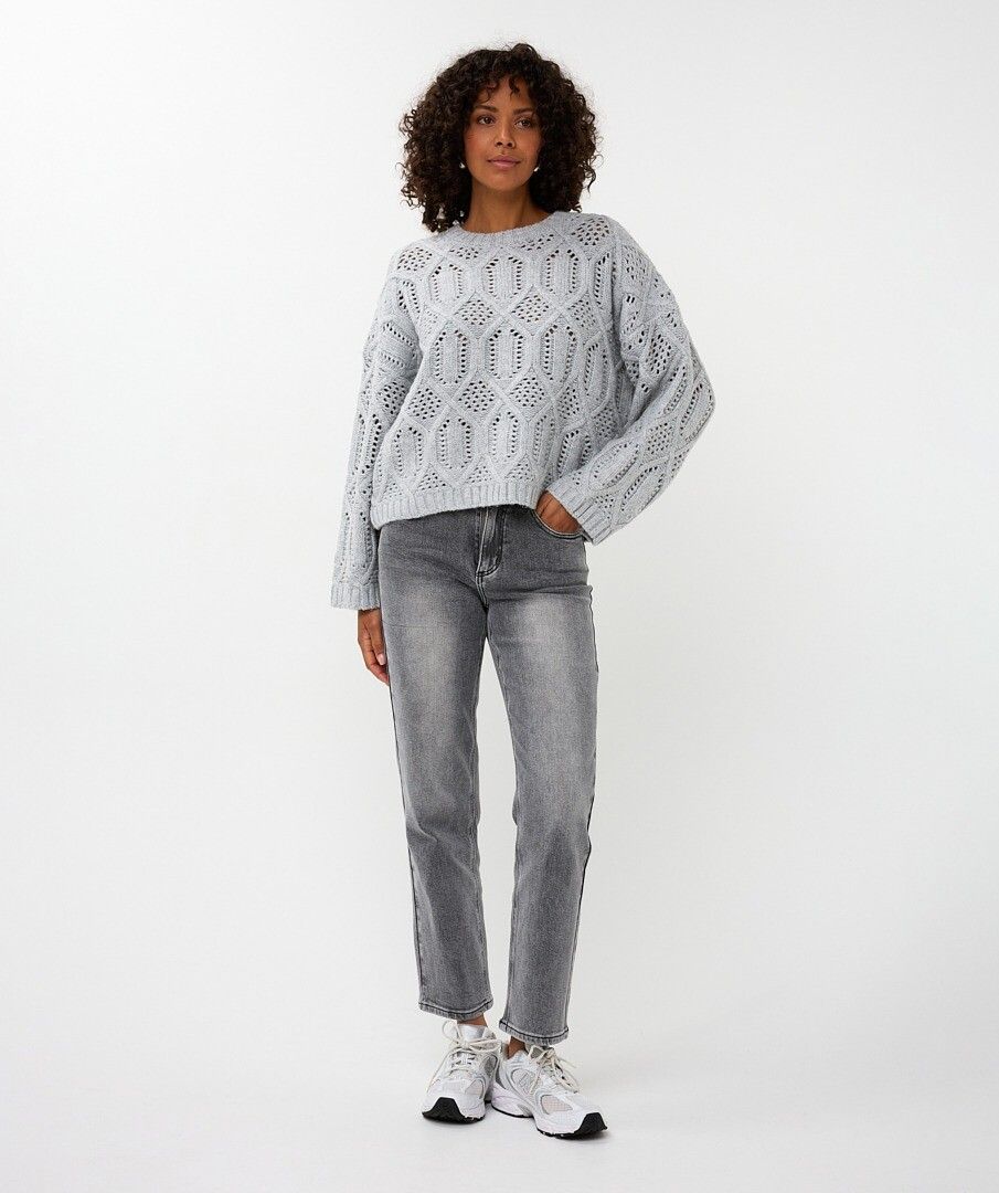 Boxy Cable Sweater