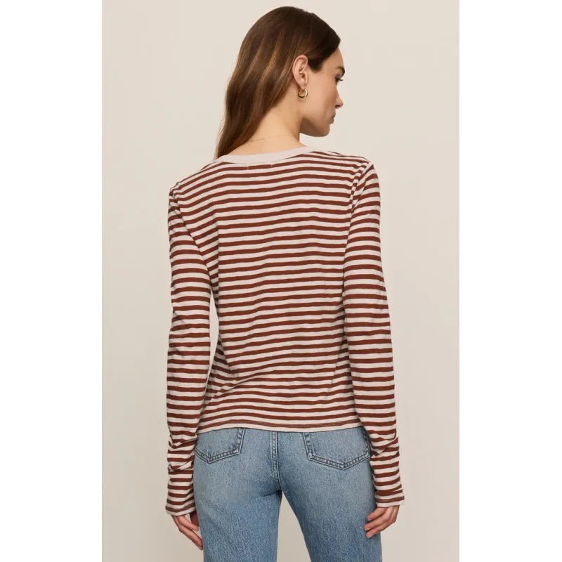 Junie Long Sleeve Striped Tee