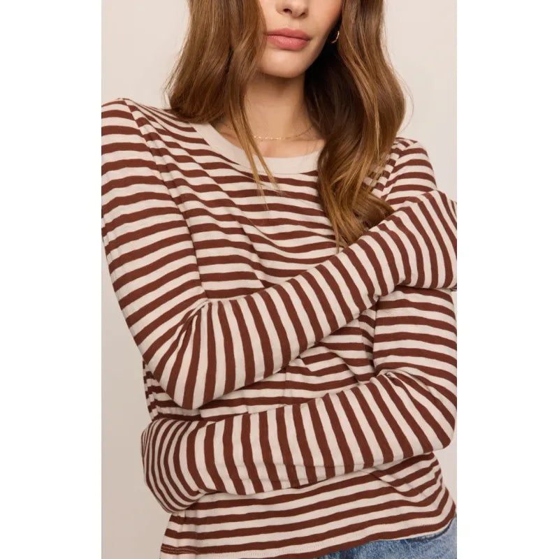 Junie Long Sleeve Striped Tee