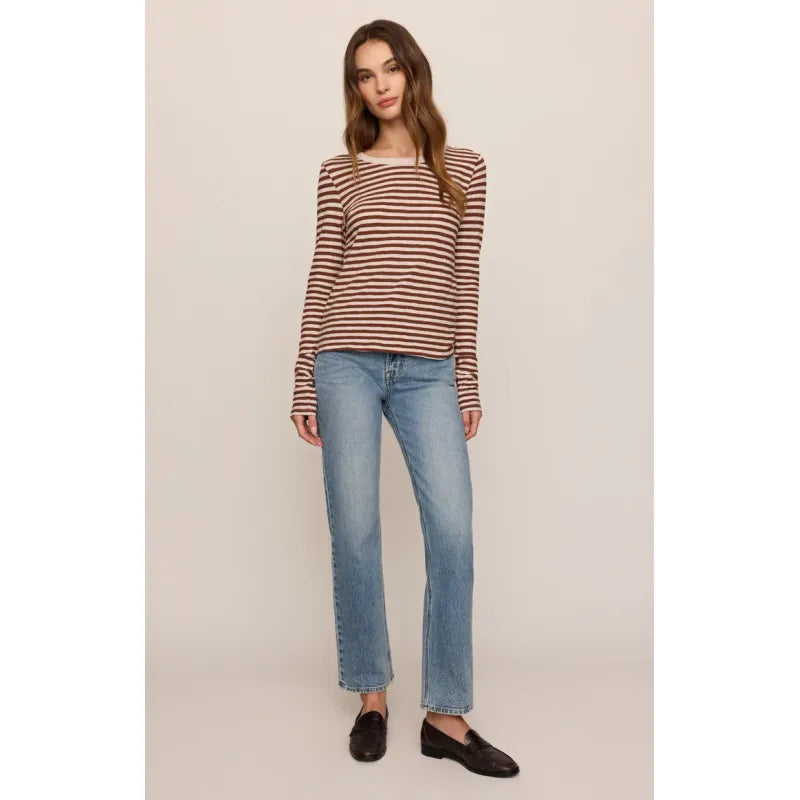 Junie Long Sleeve Striped Tee