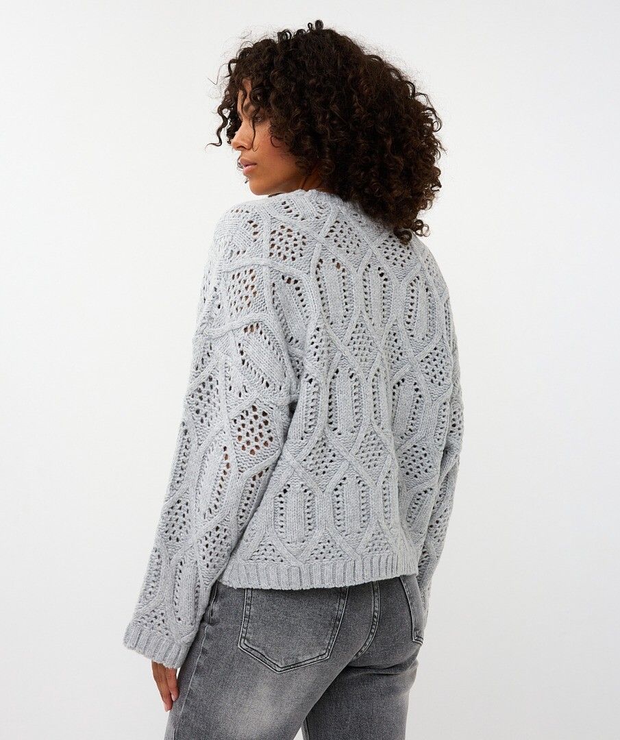 Boxy Cable Sweater