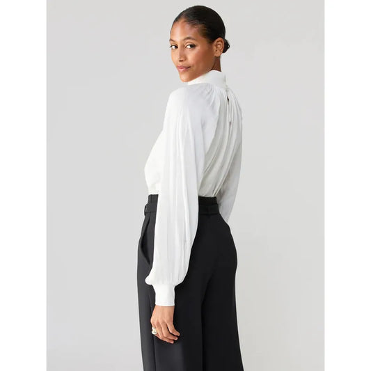 Sateen Mixed Media Top