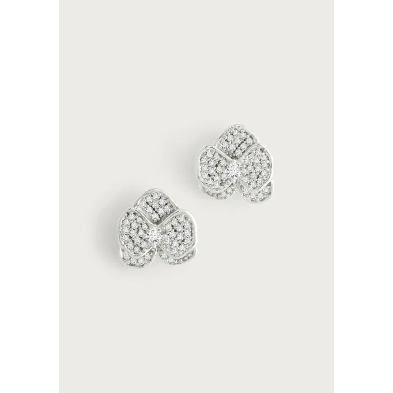 ORCHID PAVE STUD E