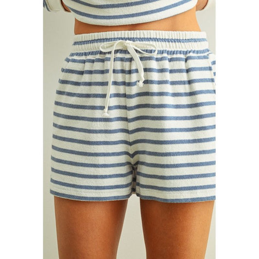 Stripe Terry Shorts