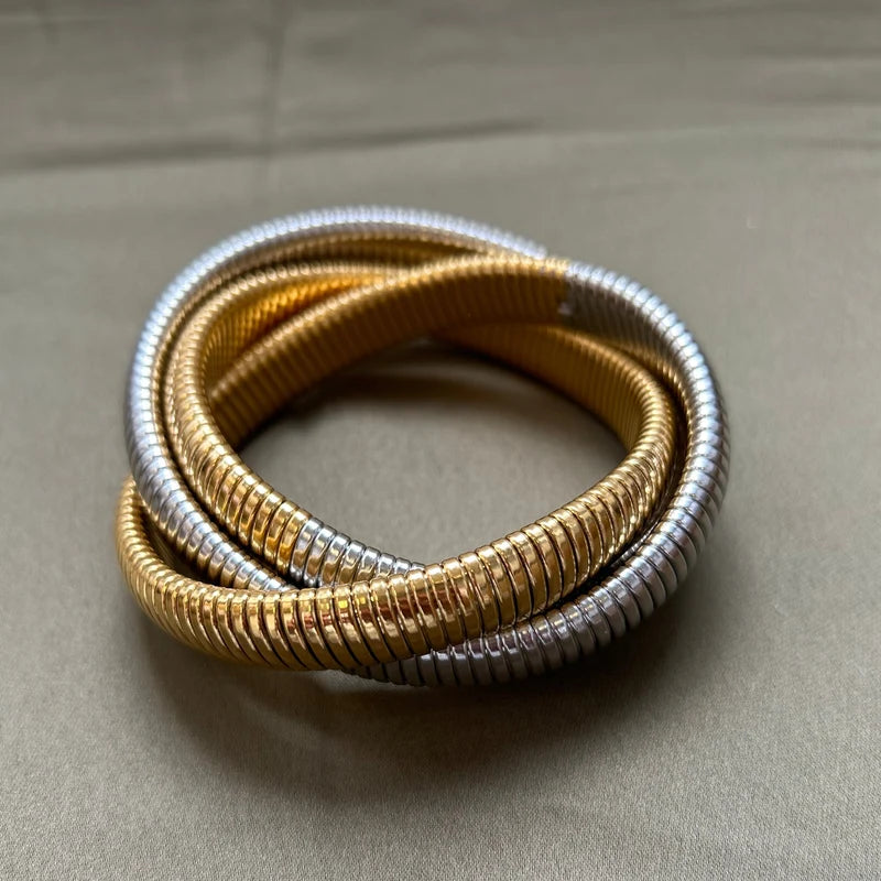 Two Tone Infinity Bracelet