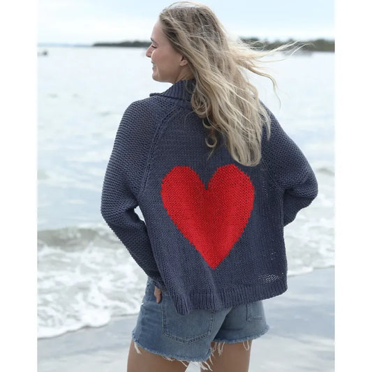 Heart Back Cardi