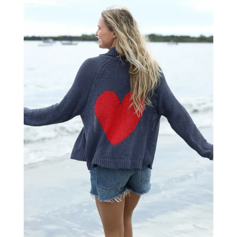 Heart Back Cardi
