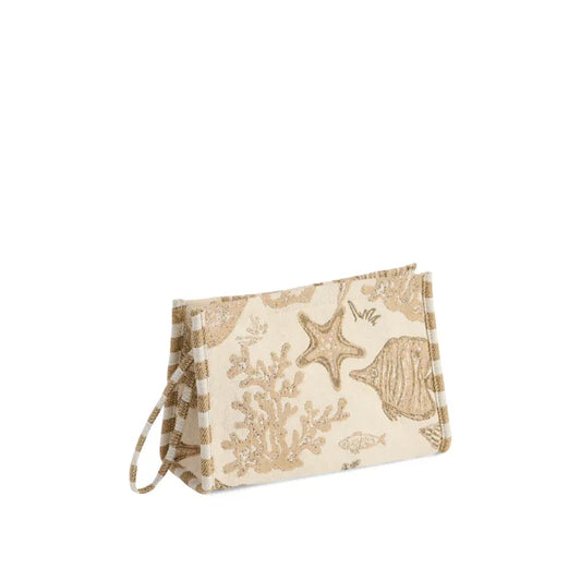 Coastal Jacquard Wristlet